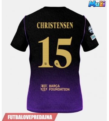 Lacne Muži Futbalové dres Barcelona Andreas Christensen #15 2026-27 Krátky Rukáv - Preč